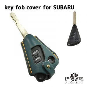 Leather Key Fob Cover for Subaru 3